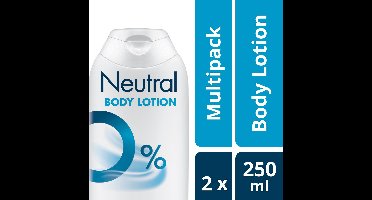 Neutral 0% Bodylotion Parfumvrij - 2 x 250 ml - Voordeelverpakking