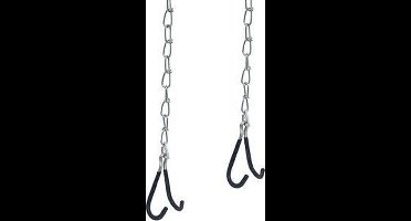 Dresco Fiets Ophanghaken aan Ketting - Fietshaken voor Ophangen Fiets aan Plafond