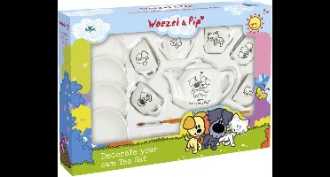 Woezel & Pip Theeservies beschilderen