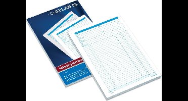 Atlanta rekeningenblok A5 2 x 50 vel