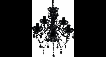 vidaXL - Kroonluchter - Kristal - Zwart