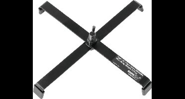 Statief Eurolite FS-1 Floorstand schwarz Geschikt voor: PAR-schijnwerper (l x b x h) 215 x 215 x 45 mm