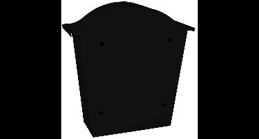 V-Part - Wandbrievenbus Tatifan - Galvanized Steel Powder Coated - zwart - Brievenbus