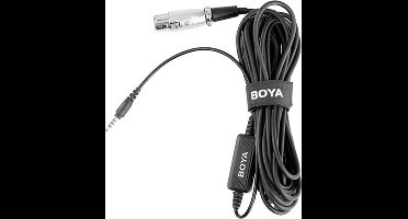 BOYA BY-BCA6 microfoon Zwart Lavalier-/reversmicrofoon