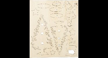 DIY Maak en Versier je eigen Kerst Figuren - Hobbypakket