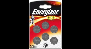 Energizer Batterij Knoopcel Lithium 3v Cr2032 6 Stuks