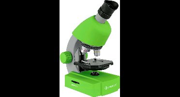 Bresser Junior Microscoop – 40x640x – Groen – Incl. Accessoirespakket – Voor Transparante Preparaten