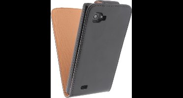 Xccess Leather Flip Case LG Optimus 4X HD P880 Black