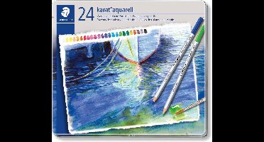 STAEDTLER karat aquarell kleurpotlood - set 24 st