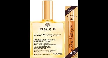 Nuxe Huile Prodigieuse Huile Sèche - Dry Oil Gift Set met Roll On - 100ml