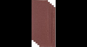 IRWIN Schuurstroken 1/2 vlakschuur 115x280mm met klem, geen perfo, K150 (115x140mm)