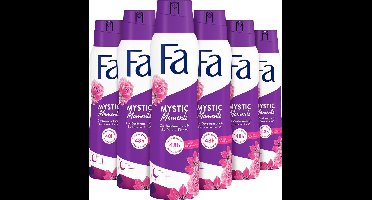 Fa Mystic Moments Deodorant Spray 150ml - Voordeelverpakking 6 stuks