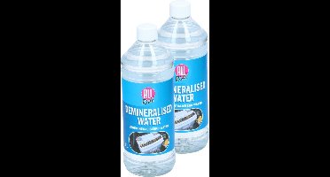 All Ride Accuwater/Demiwater - 2x - gedemineraliseerd water - 1 l - zonder zouten - voor ruiten/strijkijzer/auto