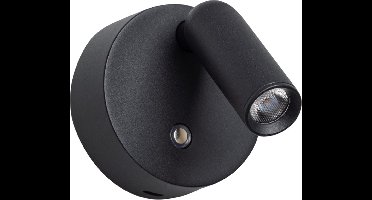 ETH Wispo Wandlamp | Spot dimbaar Draadloos Zwart