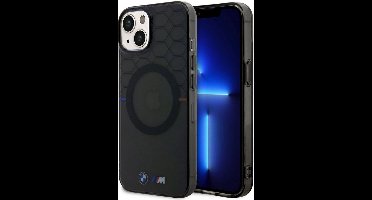 BMW M-Line IML Printed Pattern Back Case - Geschikt voor Apple iPhone 15 (6.1") - Grijs