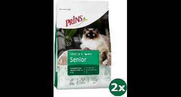 Prins cat vital care senior 12+ kattenvoer 2x 4 kg