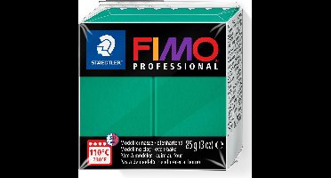 FIMO professional - ovenhardende, professionele boetseerklei blok 85 g - primair groen