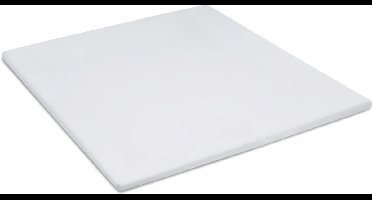 Cinderella Sundays Hoeslaken - Topper - 100% Katoen-Satijn - 1 Persoons - 90x200 cm - tot 15 cm  - Lichtgrijs