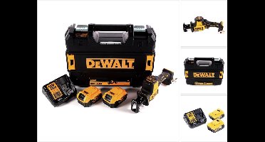 DeWalt DCS 369 P2 accu-reciprozaag 18 V + 2x accu 5,0 Ah + oplader + TSTAK