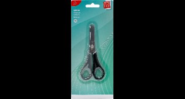 SOHO Schaar Ronde Punt – Schaar – Schaar Voor Linkshandige – Ronde Schaar – 13 cm – Zwart