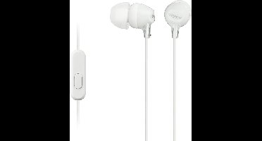 Sony MDR-EX15APW - In-ear oordopjes met mic. - Wit