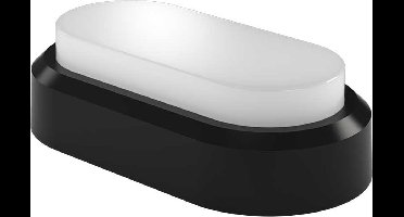 C-Series - LED Plafondlamp zwart ovaal - Wandlamp - Scheepslamp - IP54 - 18 Watt 1830lm - 4000K neutraal wit - voor binnen en buiten