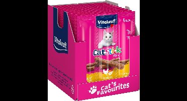 Vitakraft Cat Stick gevogelte & lever - 10x6 stuks (60 stuks)