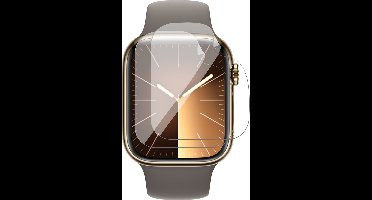 Screenprotector geschikt voor Apple Watch 45 mm Series 7 / 8 / 9 / SE 2023 - 2x FlexGuard Screen Protector