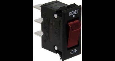 BREG - Tuimelschakelaar met automatische zekering - 10 Amp.