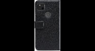Mobilize Telefoonhoesje geschikt voor Google Pixel 4a Hoesje | Mobilize Classic Gelly Wallet Bookcase Portemonnee | Pasjeshouder voor 2 Pasjes | Telefoonhoesje voor Pinpas / OV Kaart / Rijbewijs - Zwart