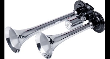 Dubbele claxon - 2 tonen - 12/24V - 118dB