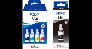 Epson 664 - Inktcartridge - Multipak + Zwart