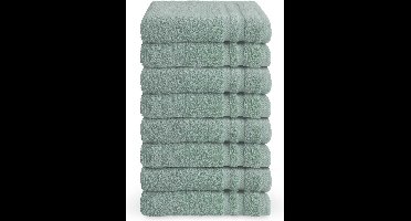 Byrklund gastendoekjes 30x50 - set van 8 - Hotelkwaliteit - Zeeblauw