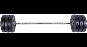 Gorilla Sports Halterset 38 kg - Kunststof - Halter met Gewichten -30 mm
