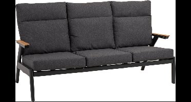 Loungebank Florence Alu - antraciet