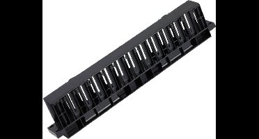 Deltaco 19-22 Kabel Management - Geschik voor 19" Serverracks - 1U - Zwart