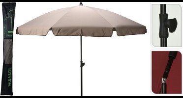 Pro Garden Parasol - 200 cm - Taupe