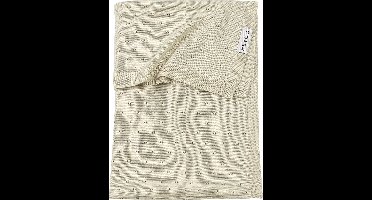 Meyco Baby Ajour ledikant deken - bamboe - soft sand - 100x150cm - 0.3 TOG