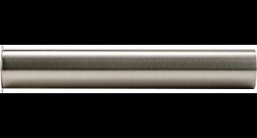 Sifon verlengbuis 20cm met kraag geborsteld staal