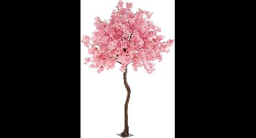 Emerald - Kunstboom Bloesem 270cm roze - Kunstplant voor binnen - Japanse Sakura - Bloesemboom - Cherry Blossom