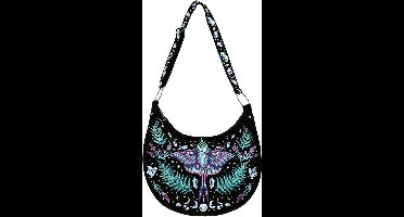 Restyle - Enchanted Forest Schoudertas - Zwart