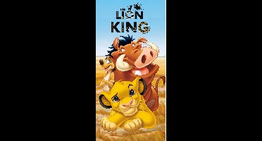 Disney The Lion King Strandlaken Timon & Pumbaa - 70 x 140 cm - Katoen