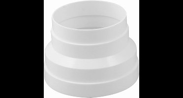Nedco BV Verloopstuk ø 100-125mm PS, kunststof wit