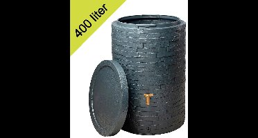 Regenton Arondo - 400 liter - Antraciet