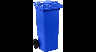 Afvalcontainer 80 liter blauw | Papiercontainer
