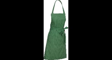 Kela Keuken - Cora Keukenschort Streep Set van 2 Stuks - Siliconen - Groen