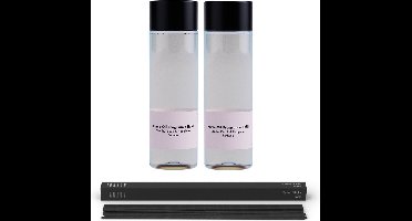 JANZEN Home Fragrance Refill &C Vanilla Peach & Happiness 2-pack Incl. Gratis Sticks