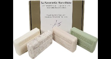 Geitenmelk cadeauset: Citroen verveine – Geitenmelk – Kokosmelk scrub – Fleur de coton - schoencadeautjes - valentijn cadeau