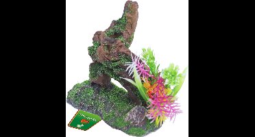 De Boon Boomstronk + Mos En Plant 17CM