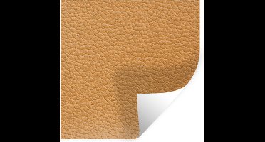 Muurstickers - Sticker Folie - Leer - Structuur - Lederlook - Oranje - 30x30 cm - Plakfolie - Muurstickers Kinderkamer - Zelfklevend Behang - Zelfklevend behangpapier - Stickerfolie